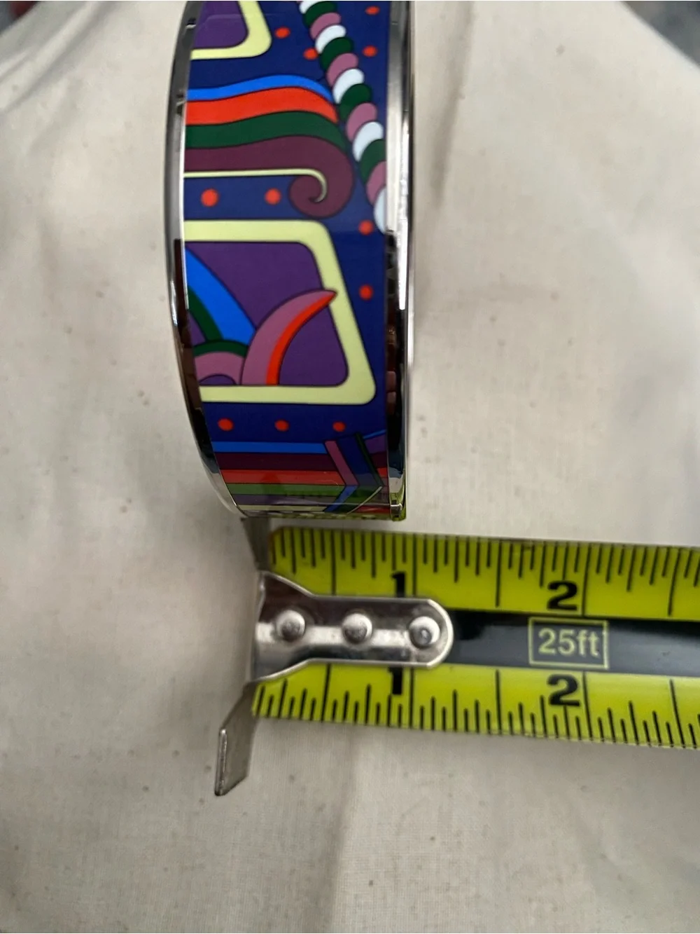 Authentic Hermes Enamel MM Bangle